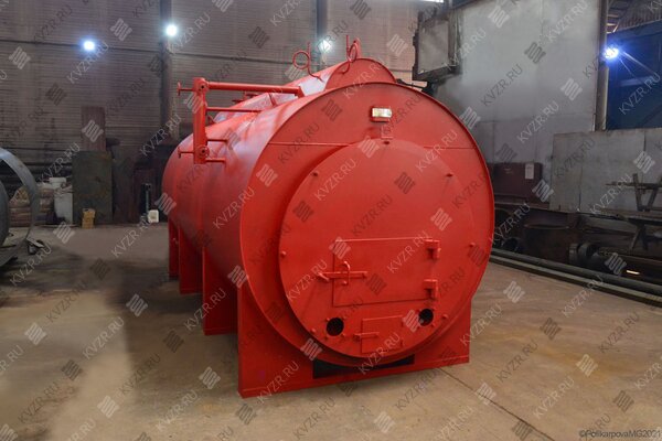 Котел паровой КП 1000 для влажных дров