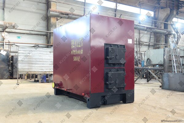 Котел 0.58 МВт угольно дровяной