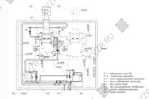 Схема подключения и монтажа водогрейного промышленного котла 400 кВт на естественной тяге
